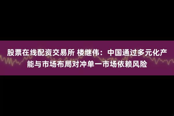 股票在线配资交易所 楼继伟：中国通过多元化产能与市场布局对冲单一市场依赖风险