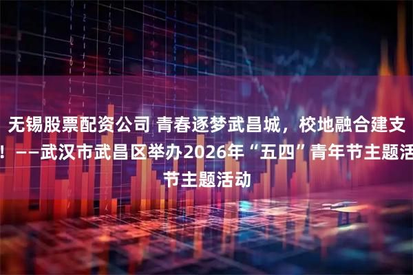 无锡股票配资公司 青春逐梦武昌城，校地融合建支点！——武汉市武昌区举办2026年“五四”青年节主题活动
