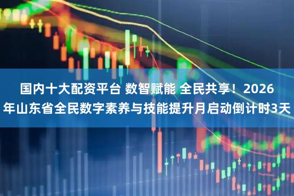 国内十大配资平台 数智赋能 全民共享！2026年山东省全民数字素养与技能提升月启动倒计时3天